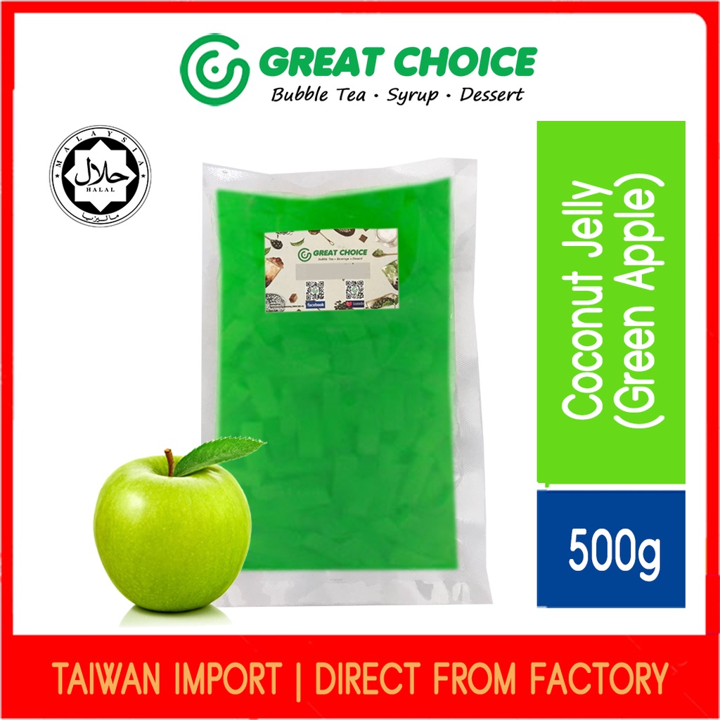 Fresh Imported Organic Green Apples - 500g