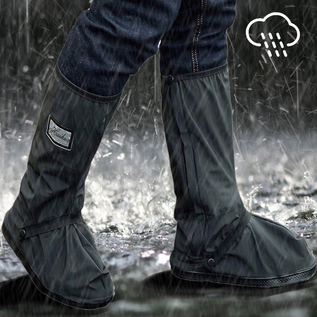 Anti slip Waterproof Rain Boot Shoes Cover Overshoes with Elastic