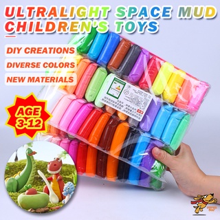 36 Colors Air Dry Plasticine Modeling Clay for Children Polymer Educational  5D Toy for Kids Gift Play Light Playdough Slime
