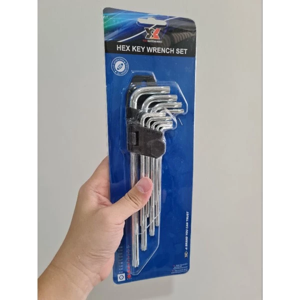 KUNCI L BOLPEN / BALLPOINT SEGI BULAT BINTANG 23CM - Gambar 3