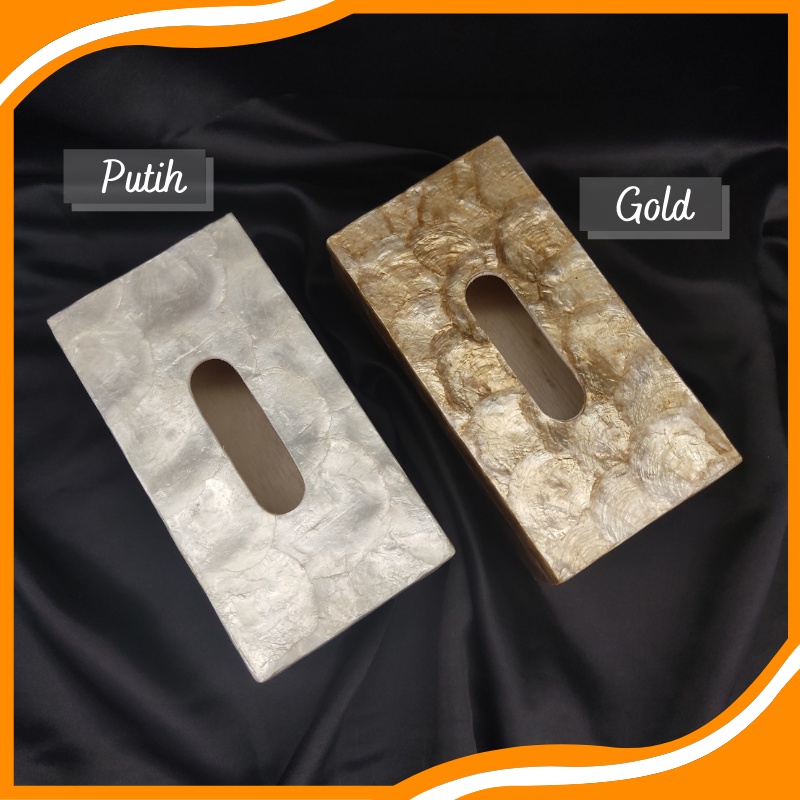 Soft Shell Tissue Box Elegant Tissue Box Shell-Coated Tissue Container ...