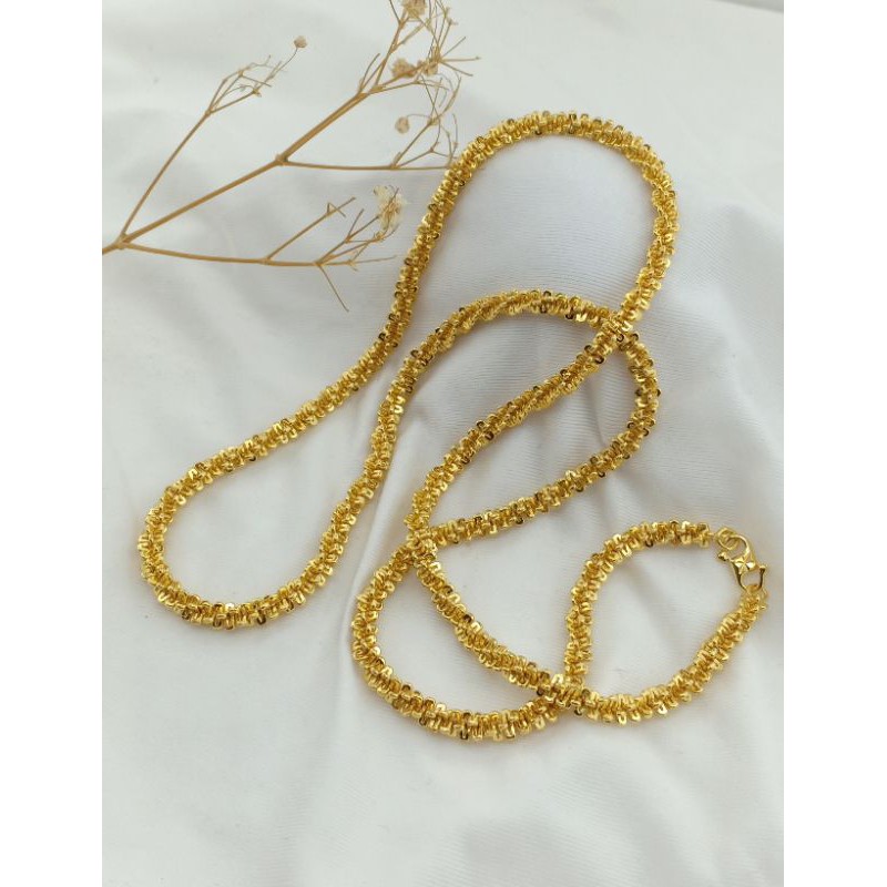 Sadur Gold 24k Corn Neck Chain Price