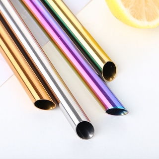 Drinking Straw Reusable Metal Straw Set Heart-shaped Bubble Tea Straws 304  Stainless Steel Pearl Milkshake Straw Set