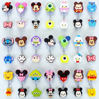 Cute Nurse Badge Clip Trace Together Token Retractable Card Holder Keychain ID  Holder Hook Card Lanyard Easy Pull Buckle