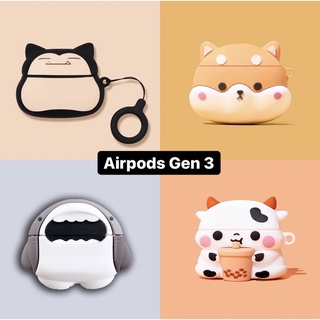3D Cute Cartoon Japan Lucky Cat Earphone Cover for Apple Airpods 3 Pro 1/2  Case