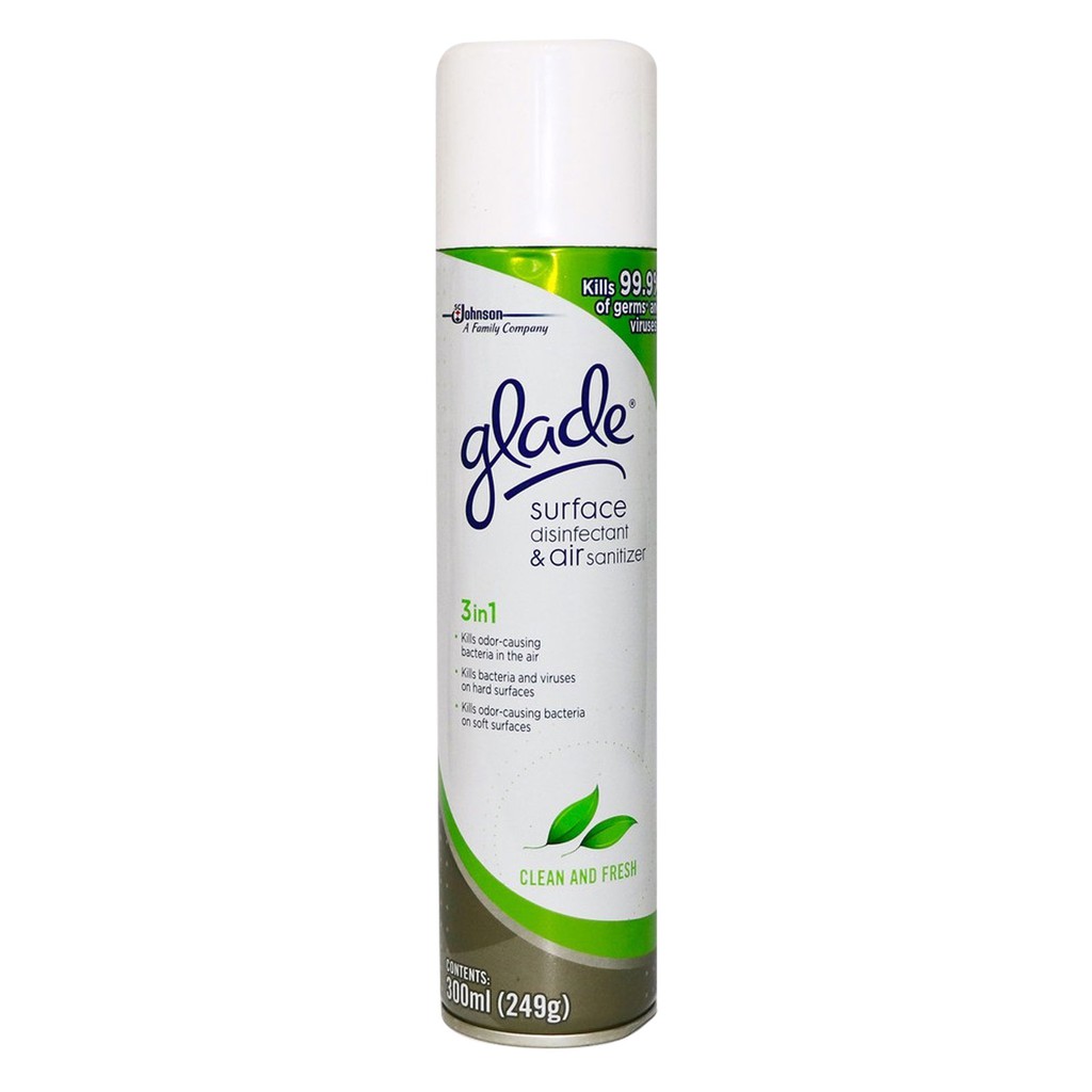 Glade disinfectant deals spray