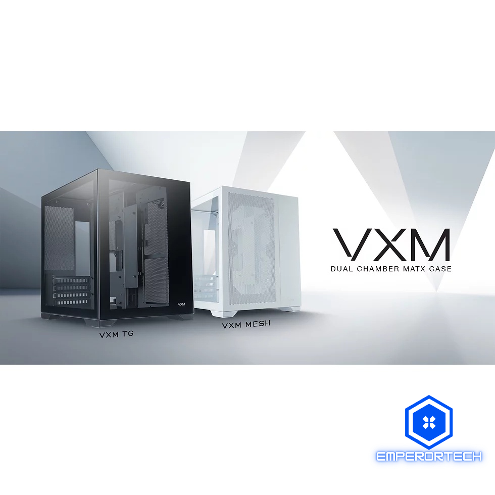 Tecware VXM TG/Mesh Dual Chamber MATX Case | Shopee Singapore