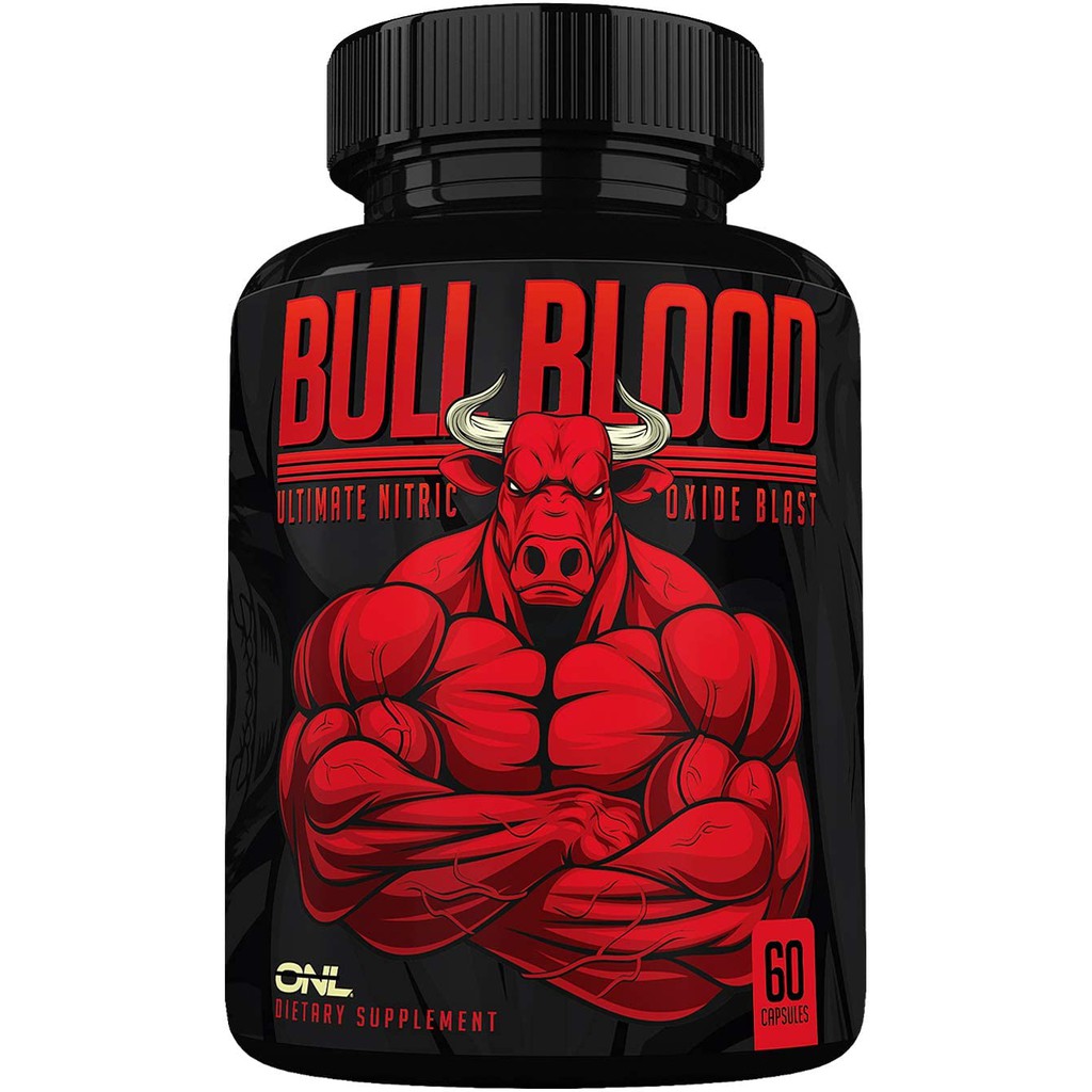 Bull Blood Nitric Oxide Supplement 90 Capsules Extra Strength Nitrous