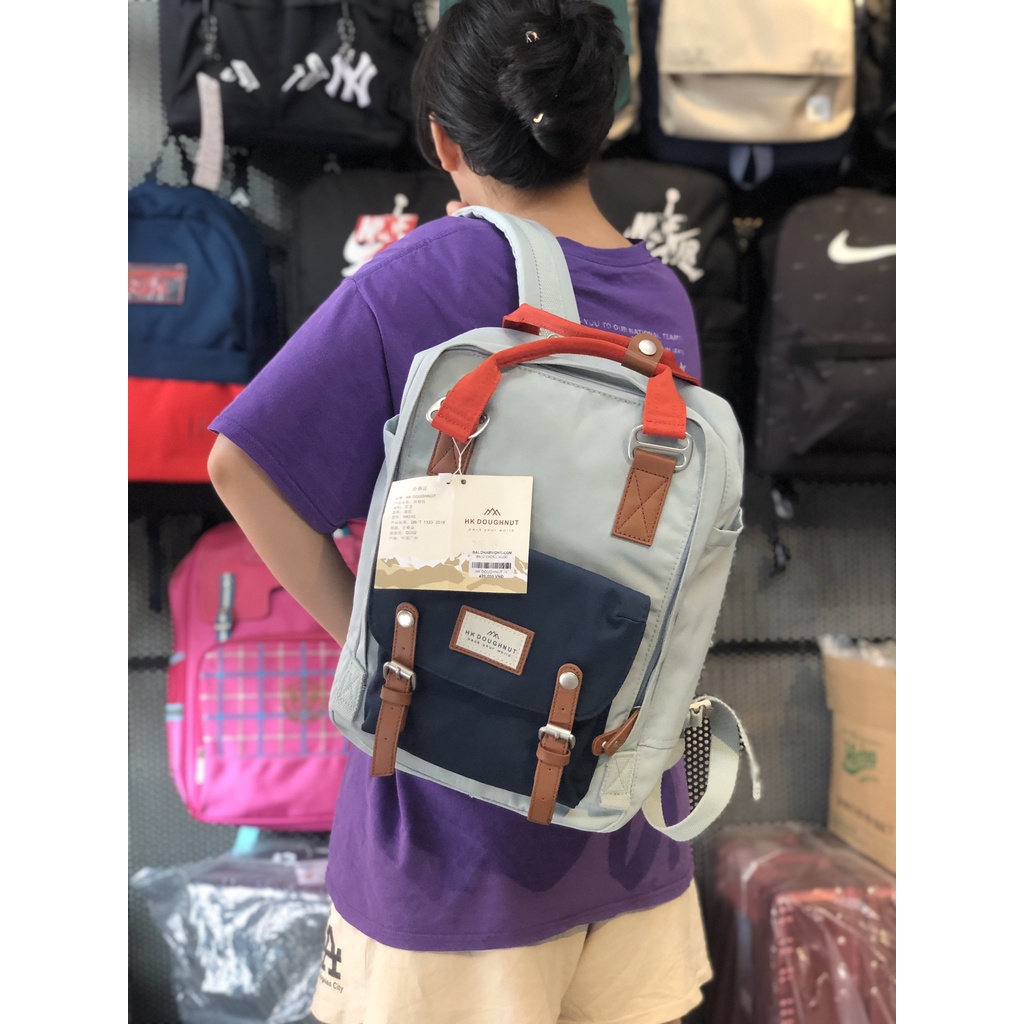 Nx Donut High Quality Fashion Student Backpack Waterproof Many Waterproof Compartments Classic Size 14 inch NX21 14 Shopee Singapore