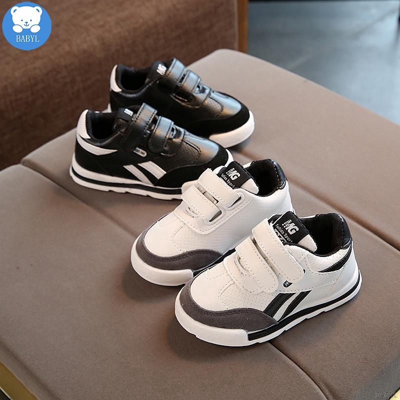 BABYL COD  Shoes Kids Shoes Children Boys Non-slip Breathable PU Sport Shoes