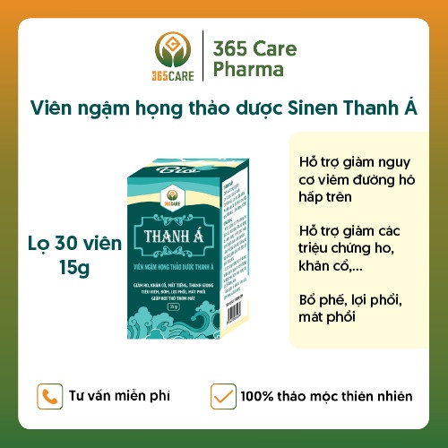 Thanh A Pharmaceutical Lozenge Reduce Cough, Bronching, Loss Of Sound