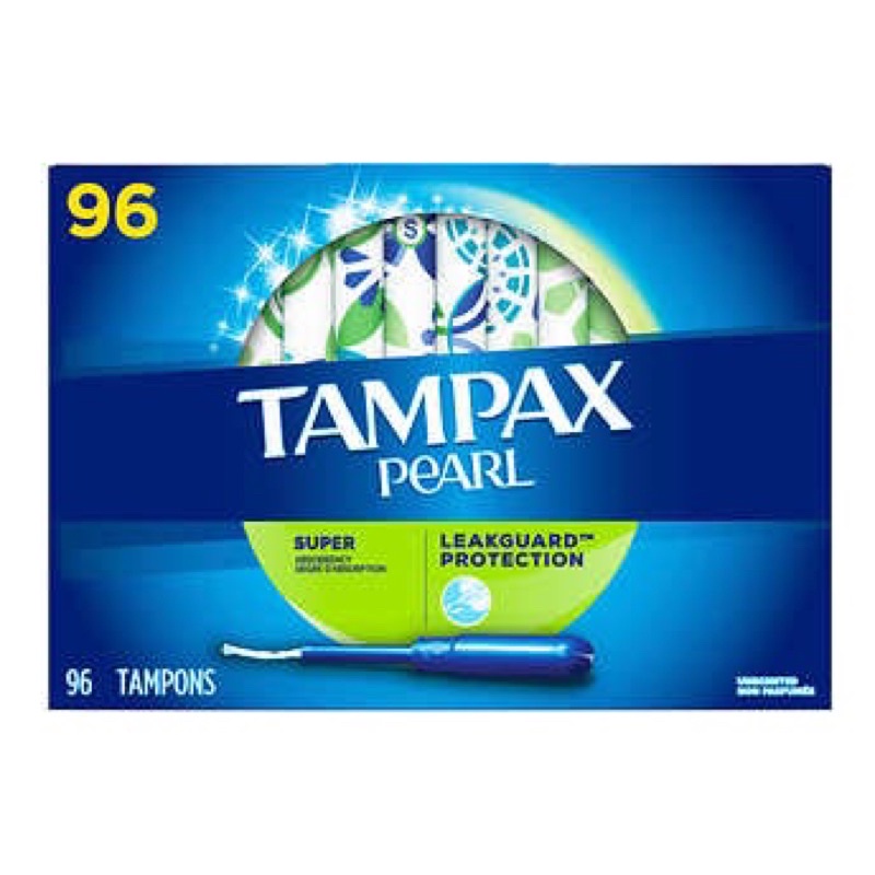 Tampax Pearl Tampons, with LeakGuard Braid, Regular Absorbency