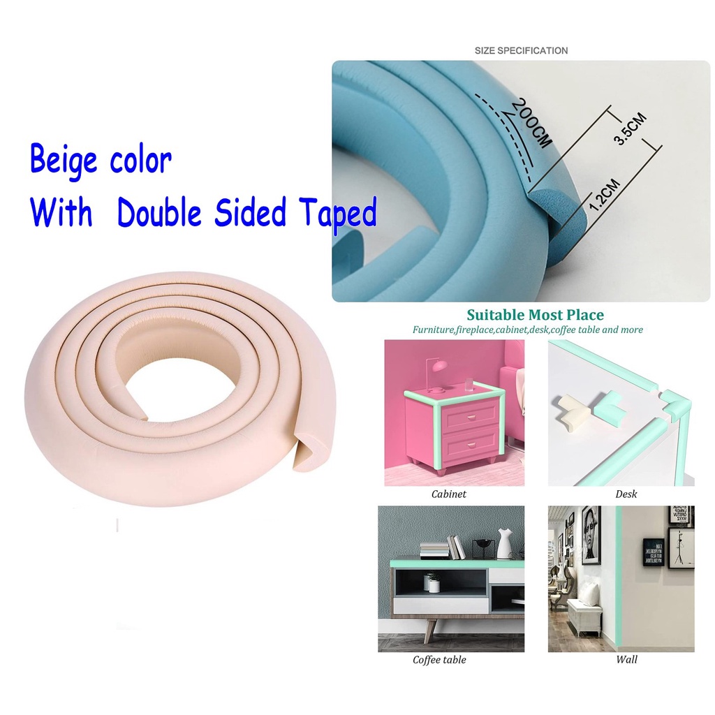 🎀local seller🎀Four different type Safety Children soft elastic Table ...