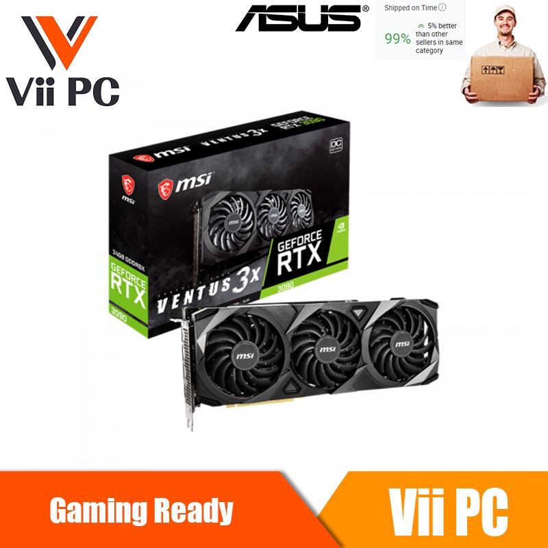 MSI RTX 3090 VENTUS 3X 24G OC GRAPHICS CARDS GeForce RTX 30 Series 
