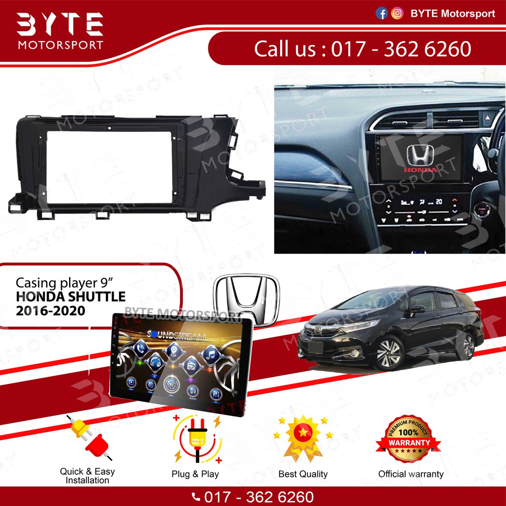 Honda Shuttle 20162020 Soundstream Touch Screen High Definition