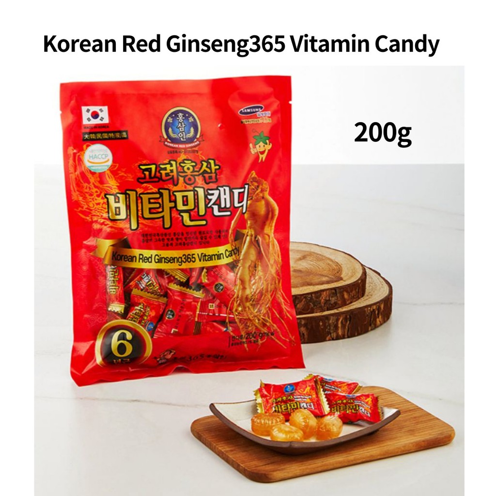 Korean Ginseng Vitamin C Candy *shipping from Korea* Shopee Singapore