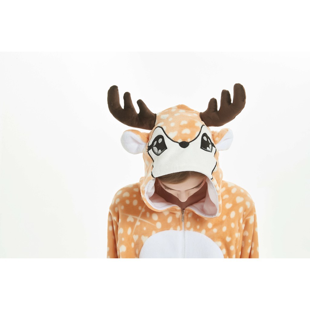 Costume Pajamas Cosplay SleepwearDeer Onesies Unisex Kigurumi Animal
