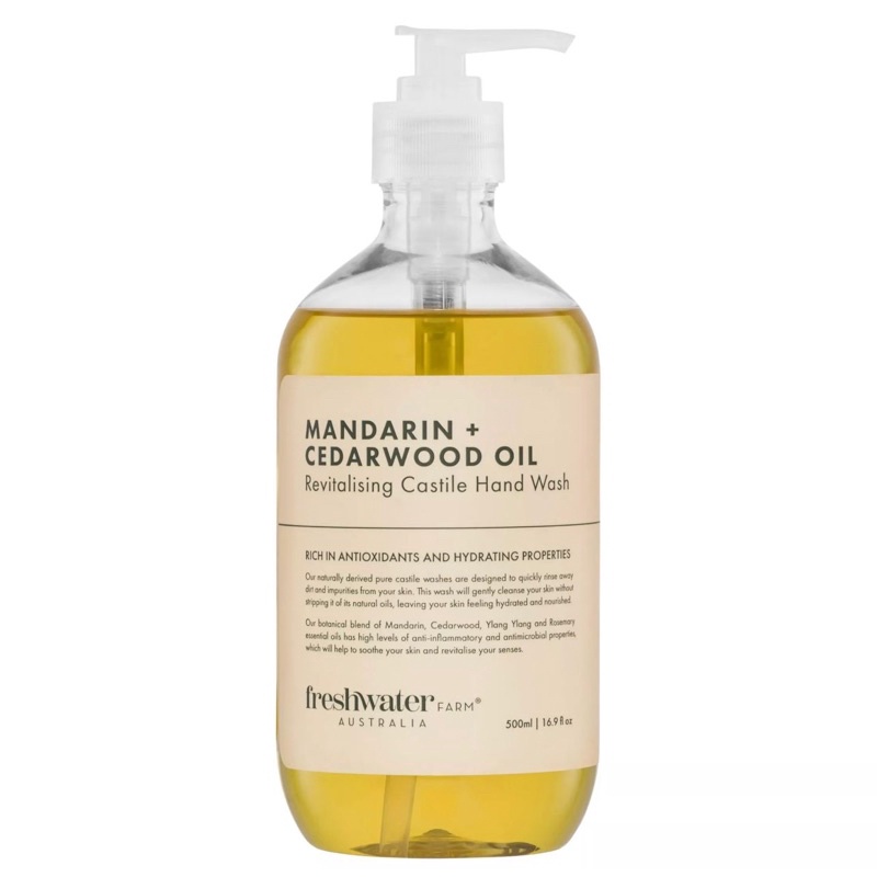 [Local SG] Hand Wash Freshwater Farm Liquid Cedarwood oil + Mandarin