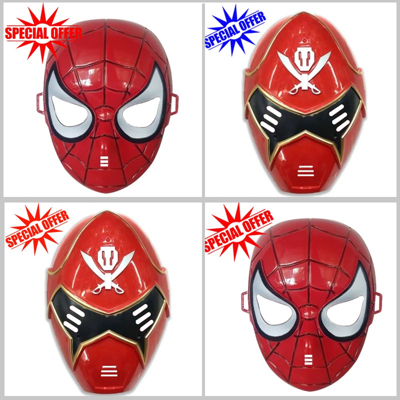 Spiderman Mask Toy Power Ranger Mask Transformers Captain America Mask ...