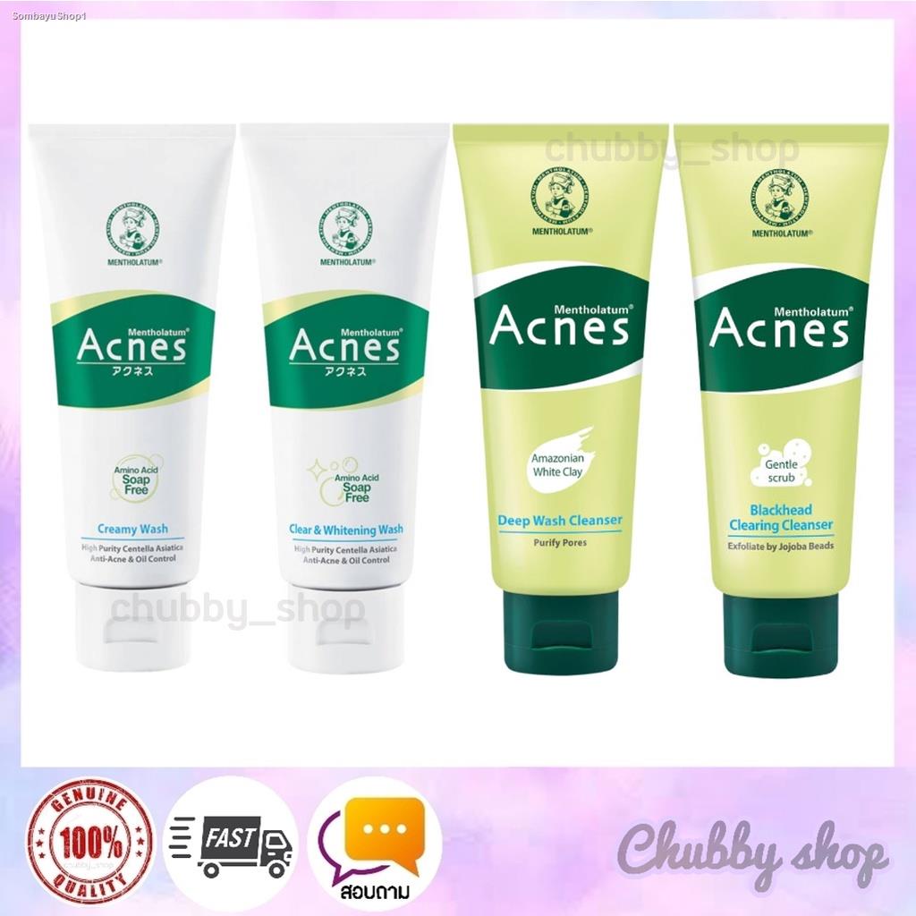 Mentholatum Acnes Facial Foam 100g/Creamy wash/Clear & Whitening Acne