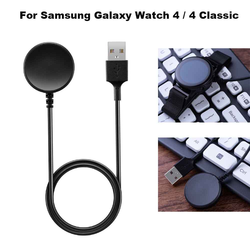 For Samsung Galaxy Watch 4 Classic 42mm 46mm Charger Replacement USB Charging Cable for Galaxy ...