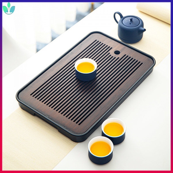 Bamboo Tea Tray Household Living Room Water Storage Japanese ...