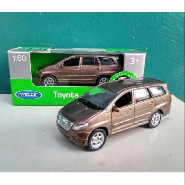 WELLY TOYOTA KIJANG INNOVA BROWN 1:60 DIECAST CAR MPV FAMILY SUV ...