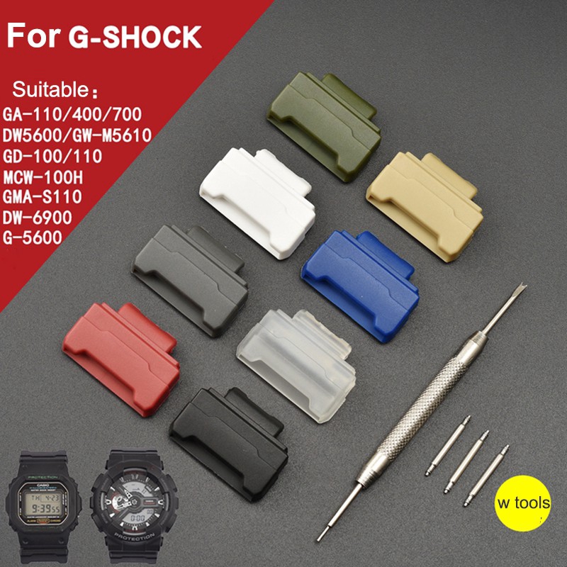 Watch Band Adapter Kits Strap Connector 16mm For Casio g shock DW 5600 GA110 GA 100 120 150 Belt Clips Parts with Pin Buckle tools