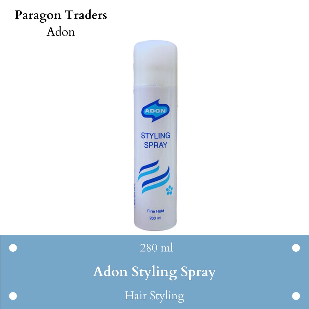 Adon Styling Spray Firm Hold 280mL Shopee Singapore