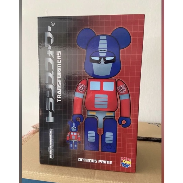 400% + 100% Optimus prime bearbrick transformer be@rbrick Takara