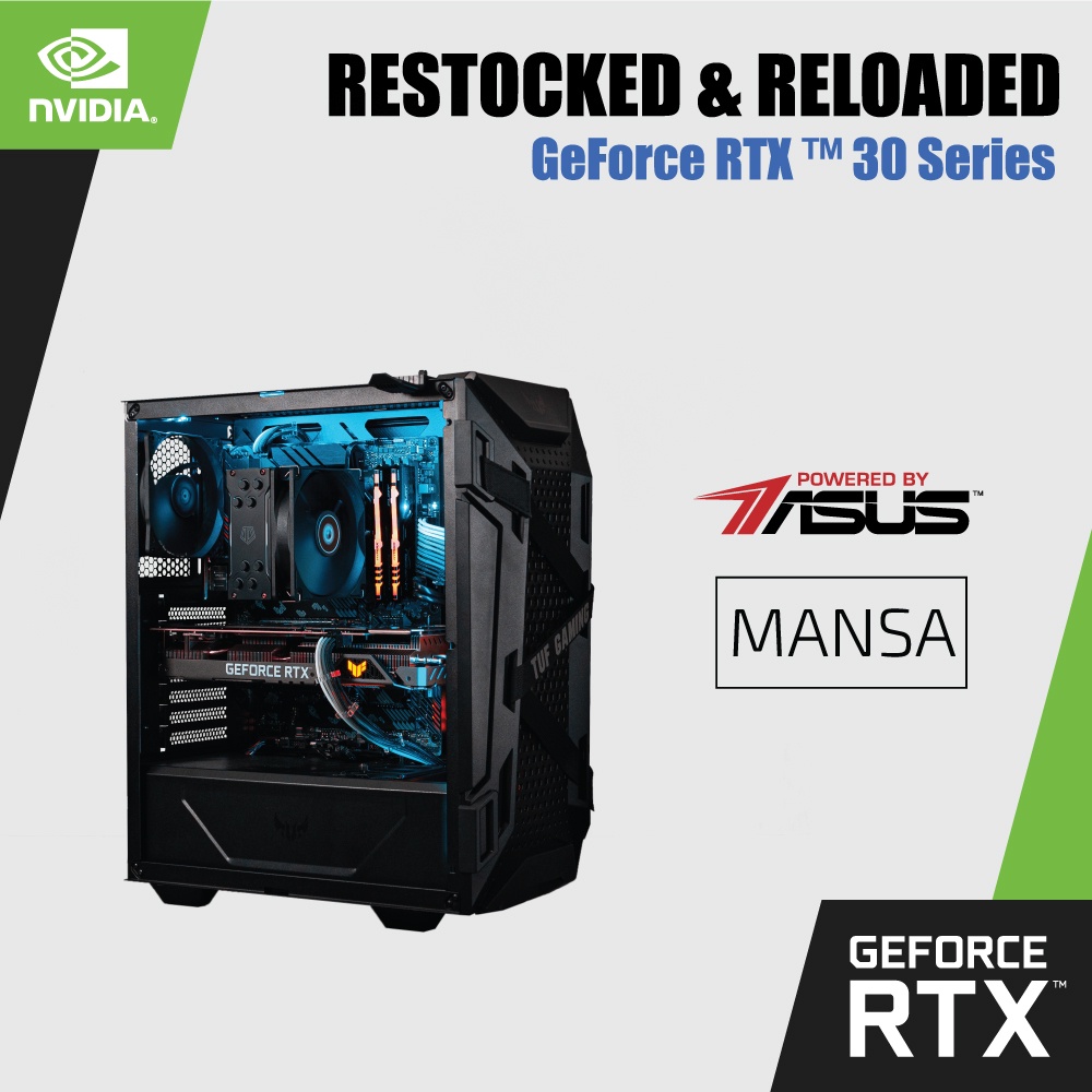 Mansa GeForce RTX™ 3060 ATX Gaming PC