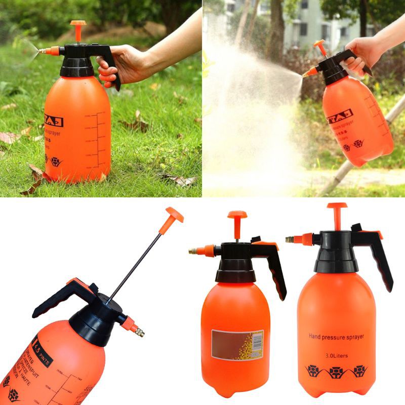 Portable 2.0L Chemical Sprayer Pressure Garden Spray Bottle Handheld Sprayer