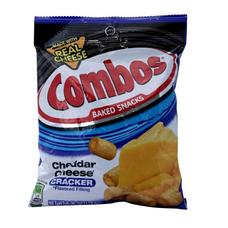 Combos Cheddar Cheese Cracker Chips 178.6g Shopee Singapore