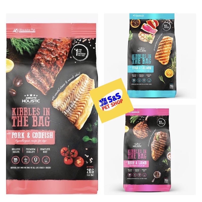 Absolute holistic Kibbles in the bag 2kg/12kg | Shopee Singapore