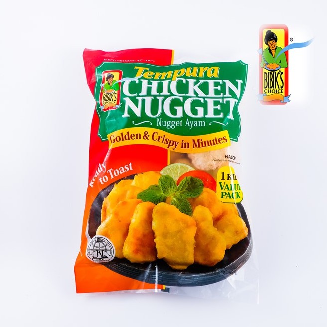 Bibik's Choice Tempura Chicken Nuggets 1kg Frozen Shopee Singapore