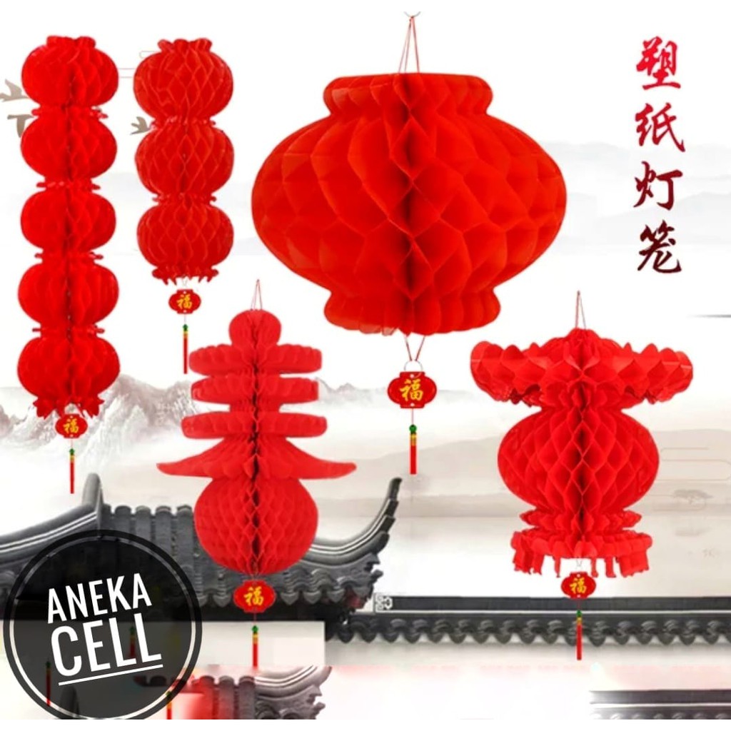 Chinese New Year Pineapple Lanterns Hanging Tenlung