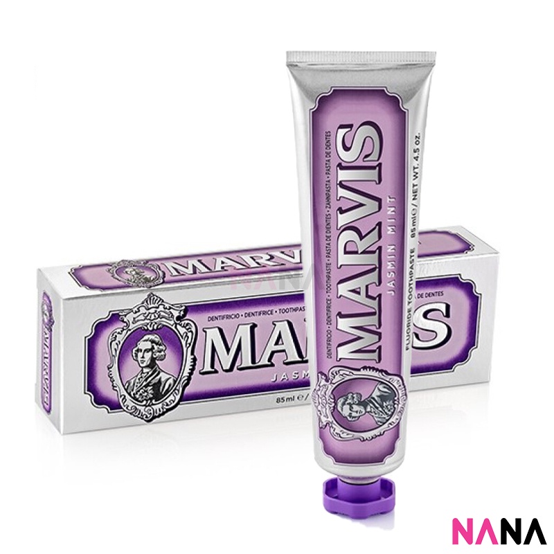 MARVIS Toothpaste Jasmin Mint 85ml (Purple, Whitening) | Shopee Singapore