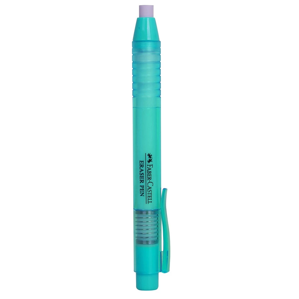 Faber Castell Penghapus Eraser Pen Blue Barrel - Gambar 4