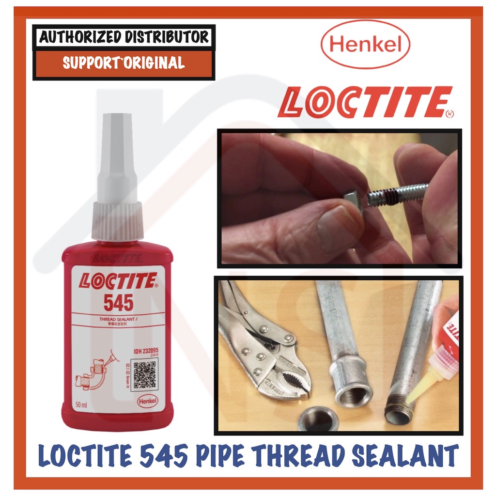 LOCTITE 545 Pipe Thread Locking Sealant 50ml Shopee Singapore