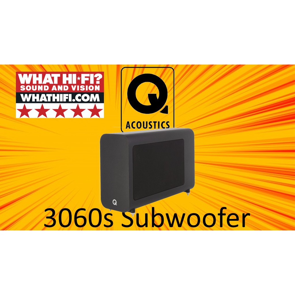 Q Acoustics 3060s What HiFi Awards Subwoofer | Shopee Singapore