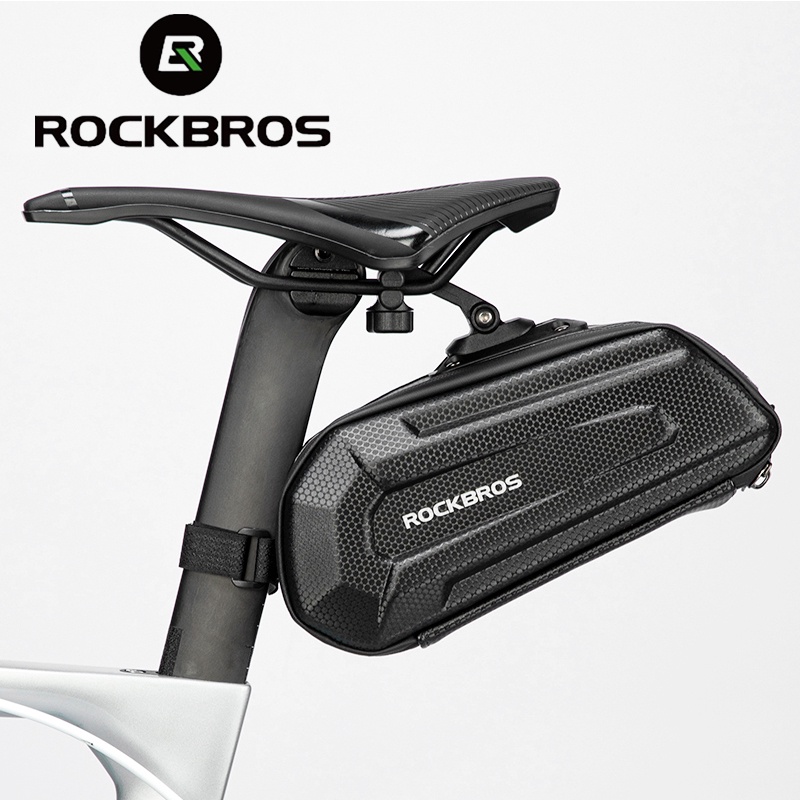 Rockbros 3d shell saddle bag cycling discount seat pack for mountain road bike black