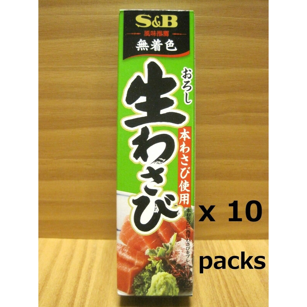 in　Tube,　Paste　Singapore　43g　packs,　x　Wasabi　Traditional　Coloring-Free,　WASABI　Japanese　Spice,　Shopee　Made　Japan　SB　10