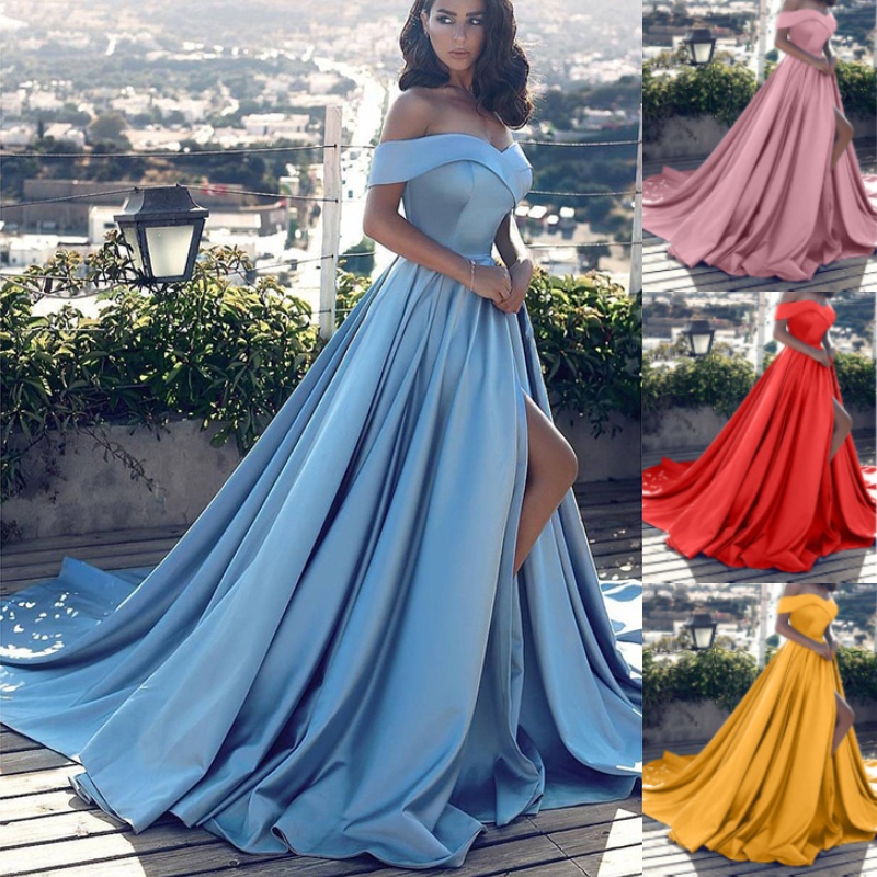 Elegant prom shop dresses with sleeves