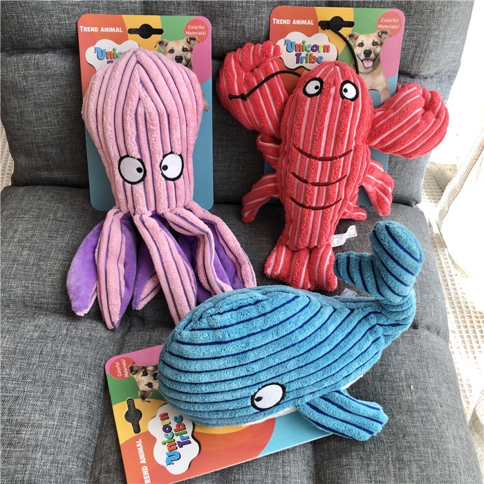 Squeaky Aquatic Seafood Sea Creatures Animals Fish Whale Octopus ...