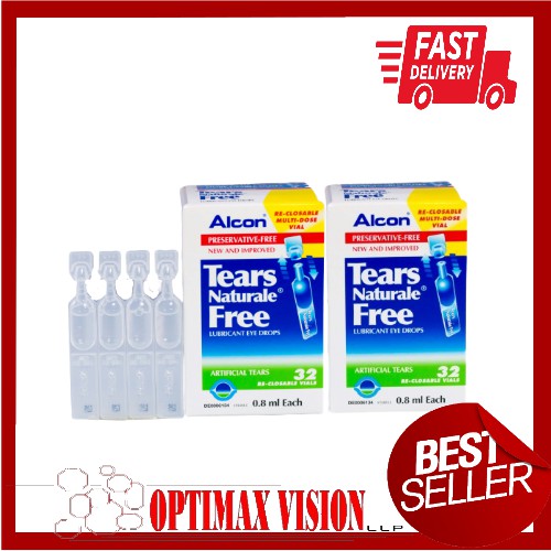 TEARS NATURALE FREE 0.8ML 32'S x 2 box (Expiry 2026-3) | Shopee Singapore