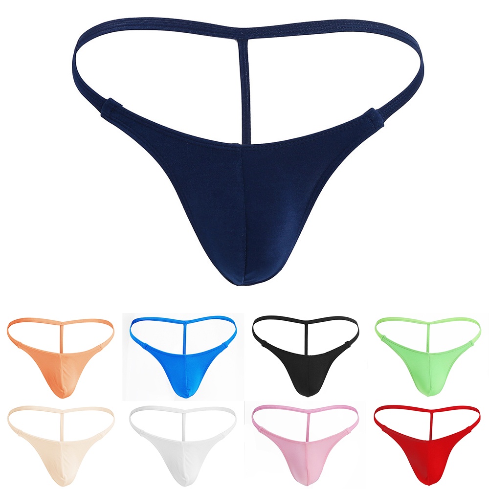 Men G-String Sheer Pouch Enhancing Low Waist Bikini Lingerie Underwear ...