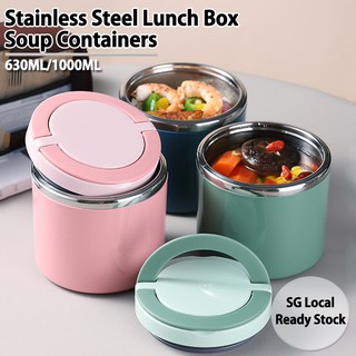 1590ml Large Capacity Stainless Steel 304 Lunch Box Leak-Proof Multilayer  Thermal Bento Box Adult Student Soup Food Container