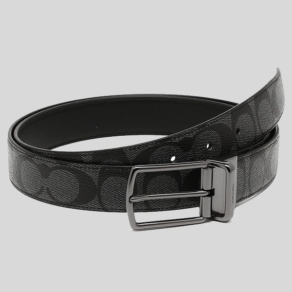 Coach Modern Harness Cut-To-Size Reversible Belt In Signature Coated ...