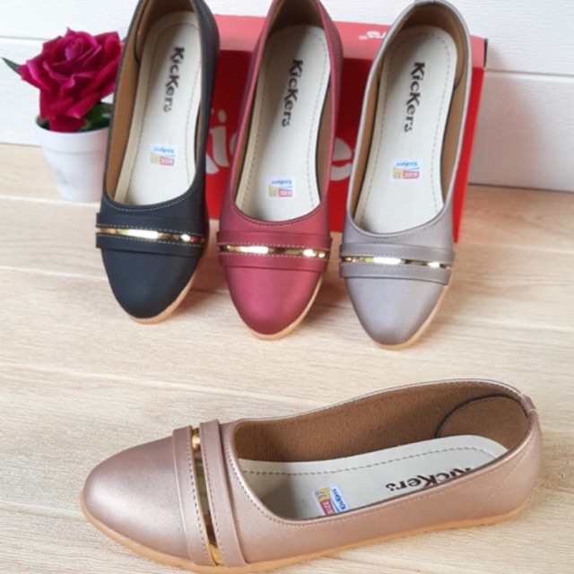 Kickers Girls flat shoes Shopee Singapore