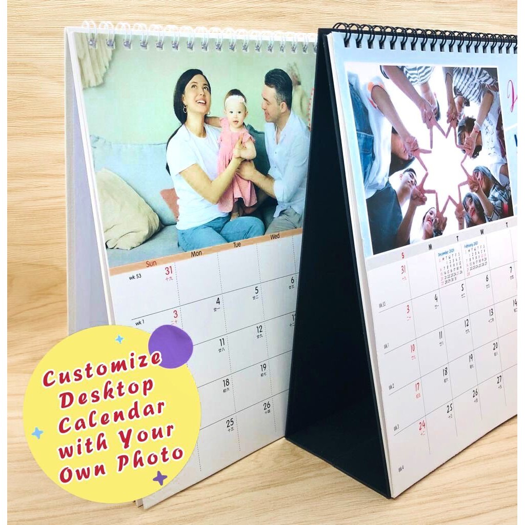 Customize Desktop Calendar with Your Own Photo - Personality Desktop ...